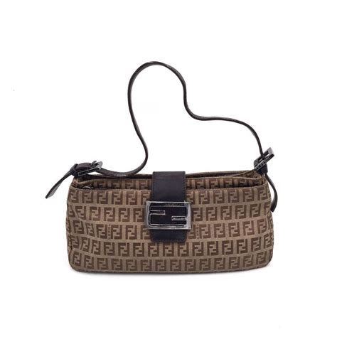 fendi vintage zucchino shoulder bag|how to authenticate fendi bag.